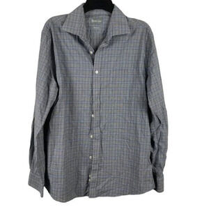 Michael‎ Kors Men Long Sleeve Button-Down Shirt Size L